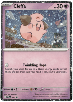 2023 Cleffa #95 Scarlet & Violet Black Star Promos