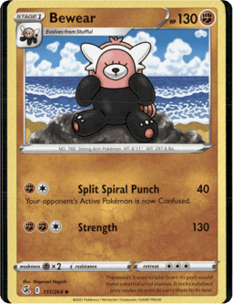 2021 Bewear #151 Fusion Strike