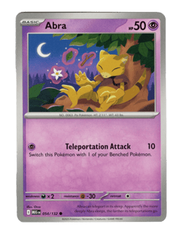 2025 Abra #54 Mega Evolution