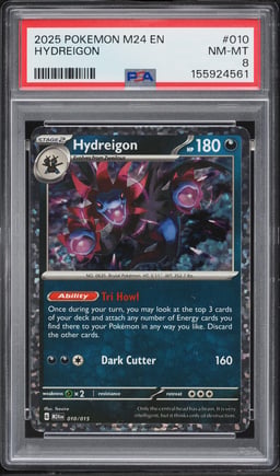 2025 Pokemon Scarlet & Violet McDonald's Collection Hydreigon #010 PSA 8 NM-MT
