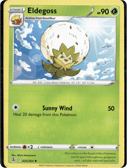 2021 Eldegoss #25 Fusion Strike
