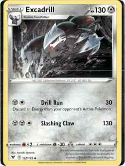 2020 Excadrill #122 Vivid Voltage