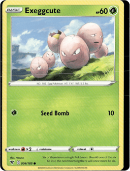 2020 Exeggcute #4 Vivid Voltage