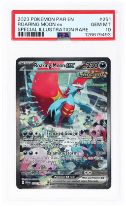 2023 Pokemon Scarlet and Violet Paradox Rift Special Illustration Rare Roaring Moon Ex #251 PSA 10