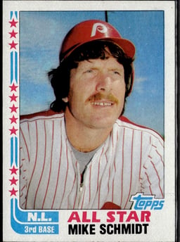 1982 Mike Schmidt #339 Baseball
