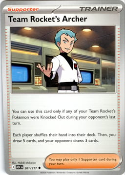 2026 Team Rocket's Archer #201 Ascended Heroes