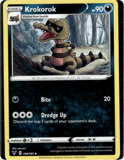 2020 Krokorok #108 Vivid Voltage