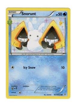 2016 Snorunt #RC7 Generations