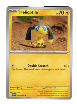 2025 Helioptile #52 Mega Evolution