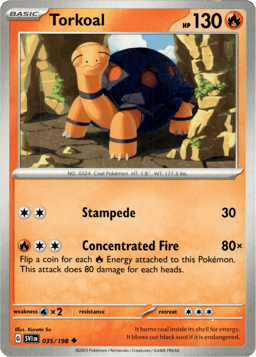 2023 Torkoal #35 Scarlet & Violet
