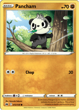2023 Pancham #72 Crown Zenith