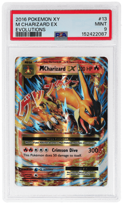 2016 Pokemon XY Evolutions M Charizard Ex #13 PSA 9