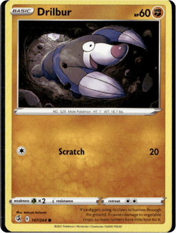 2021 Drilbur #147 Fusion Strike