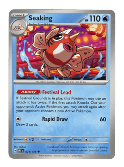 2025 Seaking #21 Prismatic Evolutions
