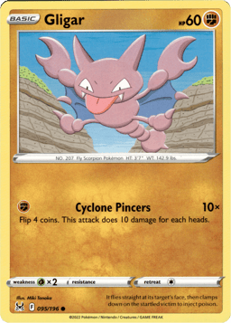 2022 Gligar #95 Lost Origin