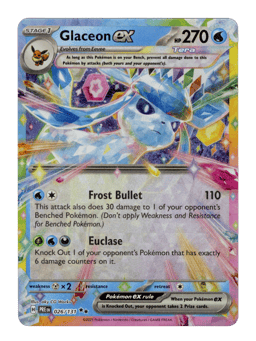 2025 Glaceon ex #26 Prismatic Evolutions