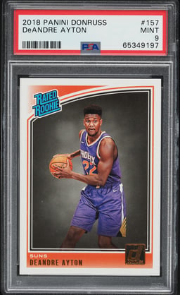 2018 Donruss Basketball DeAndre Ayton ROOKIE #157 PSA 9 MINT