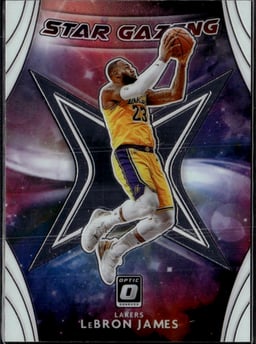 2020 LeBron James #3 Donruss Optic Star Gazing