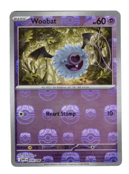 2025 Woobat  (Master Ball) #036 White Flare