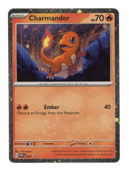 2023 Charmander #47 Scarlet & Violet Black Star Promos