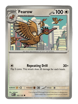 2025 Fearow #103 Mega Evolution