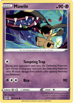 2022 Mawile #71 Lost Origin