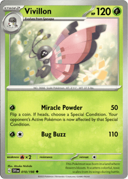 2023 Vivillon #10 Scarlet & Violet