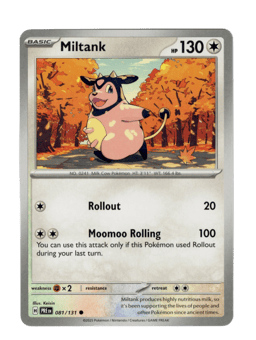 2025 Miltank #81 Prismatic Evolutions