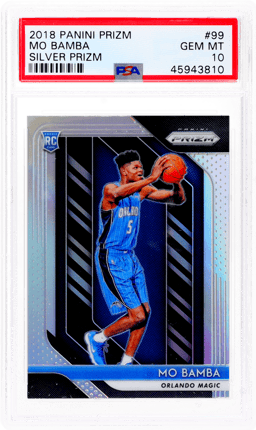 2018 Panini Prizm Silver Prizm Mo Bamba #99 PSA 10