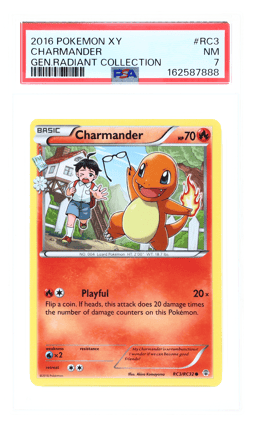2016 Pokemon XY Generations Radiant Collection Charmander #RC3 PSA 7