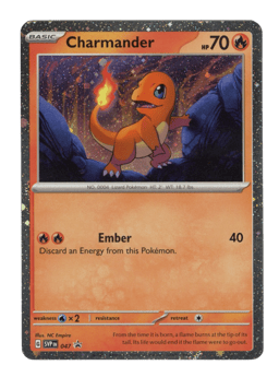 2023 Charmander #47 Scarlet & Violet Black Star Promos