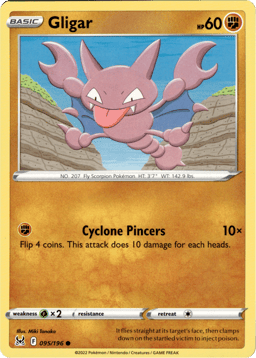 2022 Gligar #95 Lost Origin