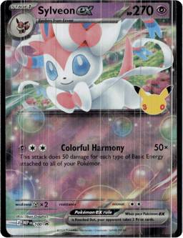 2025 Sylveon ex #100 Mega Evolution Black Star Promos