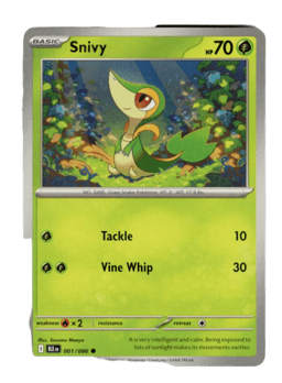 2025 Snivy #1 Black Bolt