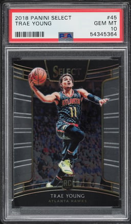 2018 Select Concourse Trae Young ROOKIE #45 PSA 10 GEM MINT