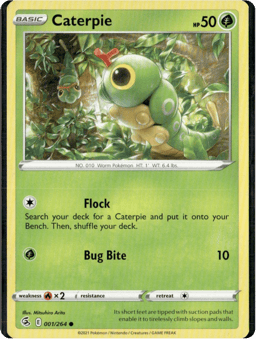 2021 Caterpie #1 Fusion Strike
