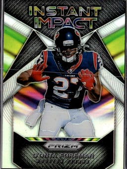 2017 D'Onta Foreman #19 Prizm Instant Impact