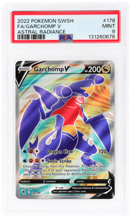 2022 Pokemon Sword and Shield Astral Radiance Garchomp V #178 PSA 9