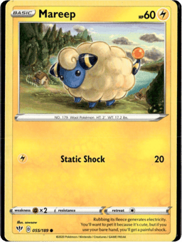 2020 Mareep #55 Darkness Ablaze