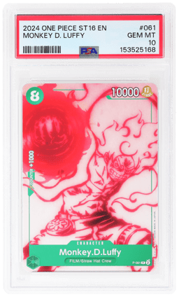 2024 One Piece Starter Deck St16 Green Uta Monkey D. Luffy #61 PSA 10