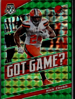 2020 Nick Chubb #GG22 Mosaic Got Game?