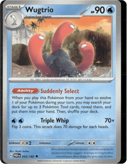 2023 Wugtrio #53 Paradox Rift