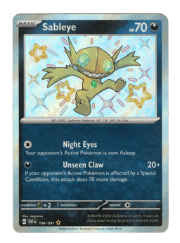 2024 Sableye #184 Paldean Fates