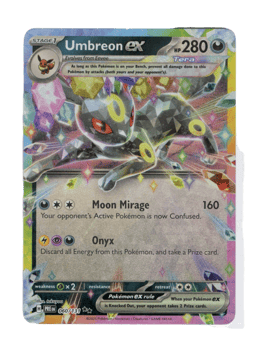 2025 Umbreon ex #60 Prismatic Evolutions