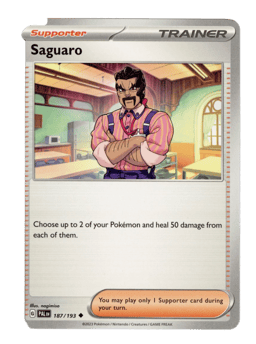 2023 Saguaro #187 Paldea Evolved