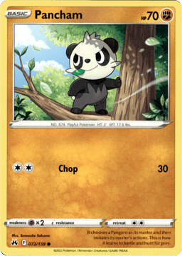 2023 Pancham #72 Crown Zenith