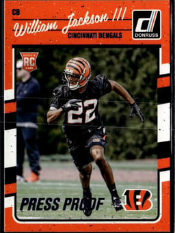 2016 William Jackson III #348 Donruss