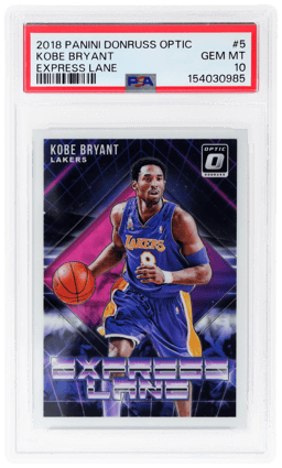 2018 Donruss Optic Express Lane Kobe Bryant #5 PSA 10