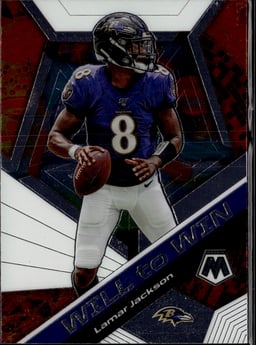 2020 Lamar Jackson #WW2 Mosaic Will to Win
