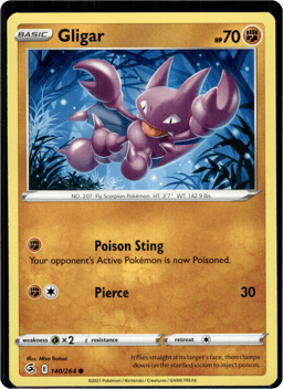 2021 Gligar #140 Fusion Strike